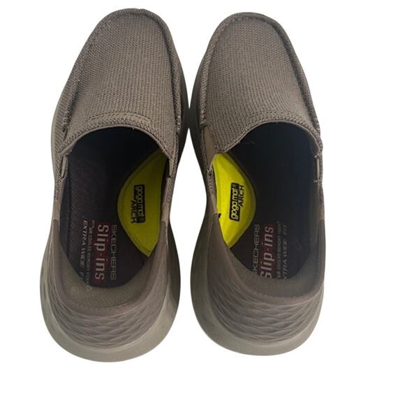 SKECHERS Parson Ralven Slip On Men Taupe Shoe | 10.5 - Picture 4 of 7